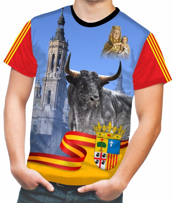 Camiseta de toros bravos por comunidades Aragón