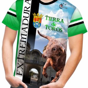 Camiseta taurina comunidad Extremadura