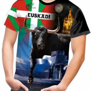 Camiseta taurina comunidad de Euskadi