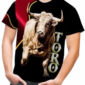 Camiseta taurina de toros bravos