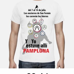 Camiseta San fermin Pamplona