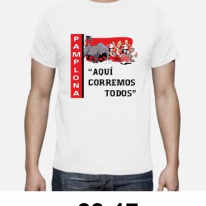 Camisetas para correr los encierros en Pamplona Navarra
