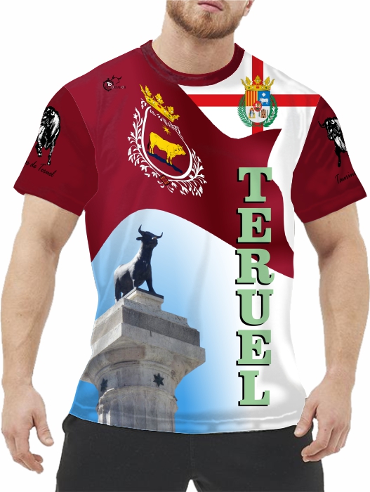 Camiseta comunidades Teruel y sus toros embolados