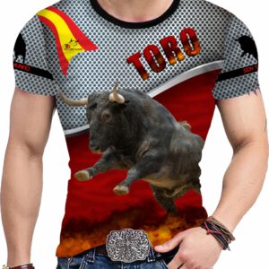 Camisetas de toros bravos con toro Vitorino