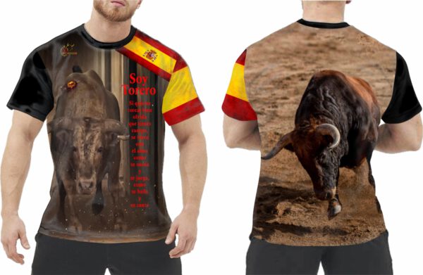 Camiseta para toros y concursos de recortes soy torero