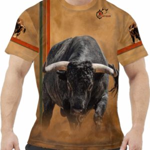 Camisetas de toros , arrancada de toro bravo