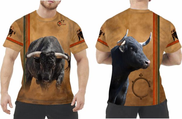 Camisetas taurina arrancada toro cerril