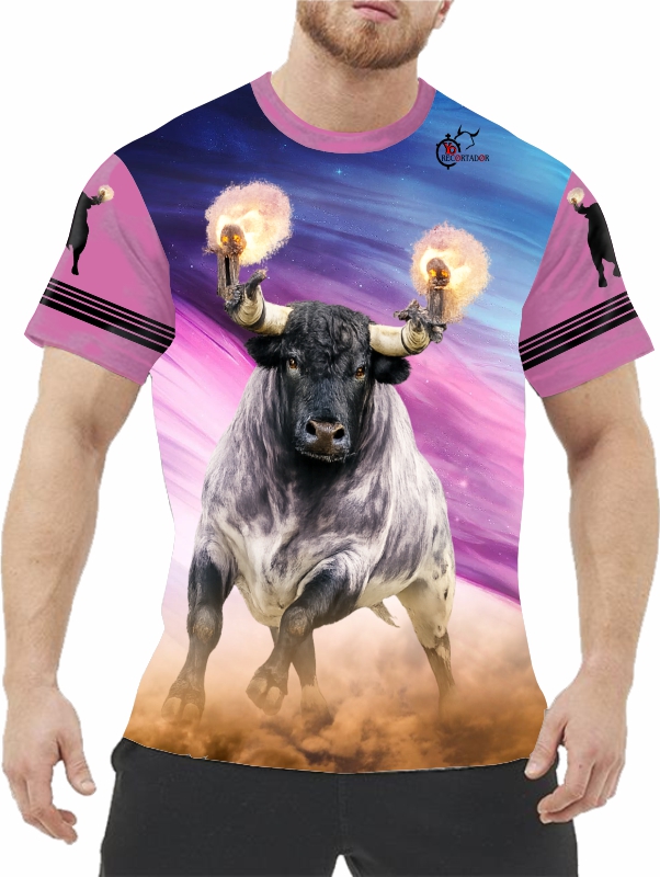 Camiseta estilo concursos recortes de toros embolados