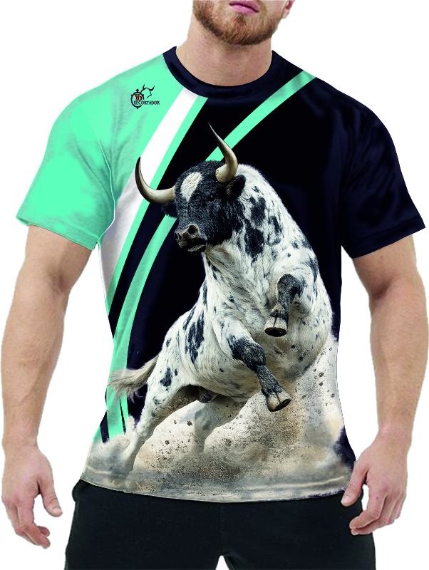 camiseta de toro jabonero y pinto